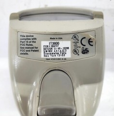 WELCHALLYN BARCODE SCANNER IT3800-004727 4.5-5.5VDC 0-.3A