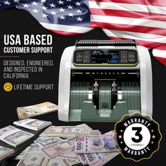 Compact Money Count Machine with Zero-Error Features & Multi-Currency Support