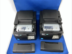 LOT 2 Star Micronics TSP100II FuturePRNT USB Thermal Receipt Printer w/AC Bundle