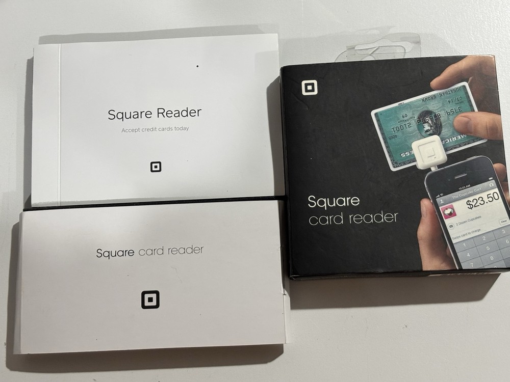 SQUARE Mobile 3.5mm Jack Card Reader Swipe Payment Apple Android – Set Of 3
