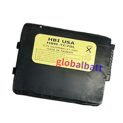 New HBI USA HBM-TC70L Replacement Battery for Symbol TC70 / TC75 Series