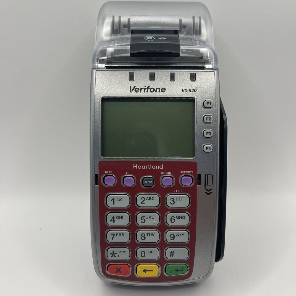 VeriFone VX 520 Credit Card Machine Terminal EMV Chip Reader/Swipe *Untested*