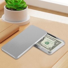 4Pcs Metal Cash Box Money Holder, Cash Organizer, Single Row Currency Tray wi…