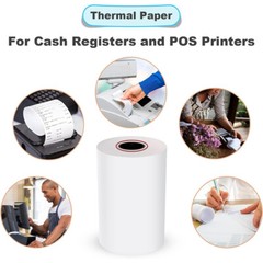 3-1/8″ x 230′ Thermal Paper Receipt Rolls White POS Cash Register Tape 20 Rolls