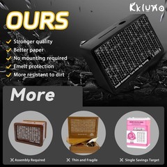 “Kkluno $3000 Cash Vault Wooden Money Saving Box Coin Counter Piggy Bank for A “