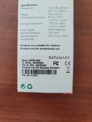 Datamars Micro Max NDX-MicroMax RFID Pet Microchip Scanner / ISO FDX-B 134.2 kHz
