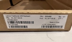 New Lenovo 00XH688 Traditional Wired USB Black Keyboard