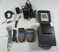 Verifone Tranz 380 Printer 900 PinPad 1000SE Credit Card Terminals Cords