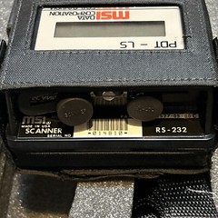 MSI Data Corp PDT-LS Rs-232 Portable Bar Code Reader In Case CY-8537/G Tested