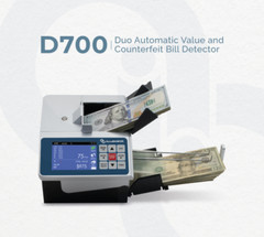 AccuBANKER D700 Currency Value Counting 8Point Counterfeit Bill Detector USD EUR