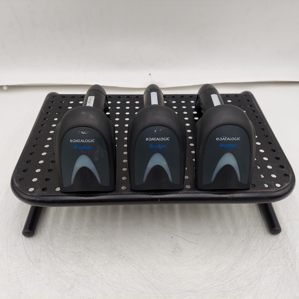 LOT OF 3 DATALOGIC GRYPHON GBT4100 -BK BARCODE SCANNER
