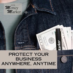 Counterfeit Detector Money Marker Instant Bill Verification Cash Handling 5 Pack