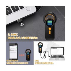 Bluetooth Pet Microchip Reader,Alacrity 3-in-1(2.4GHz Wireless+Bluetooth+USB)…
