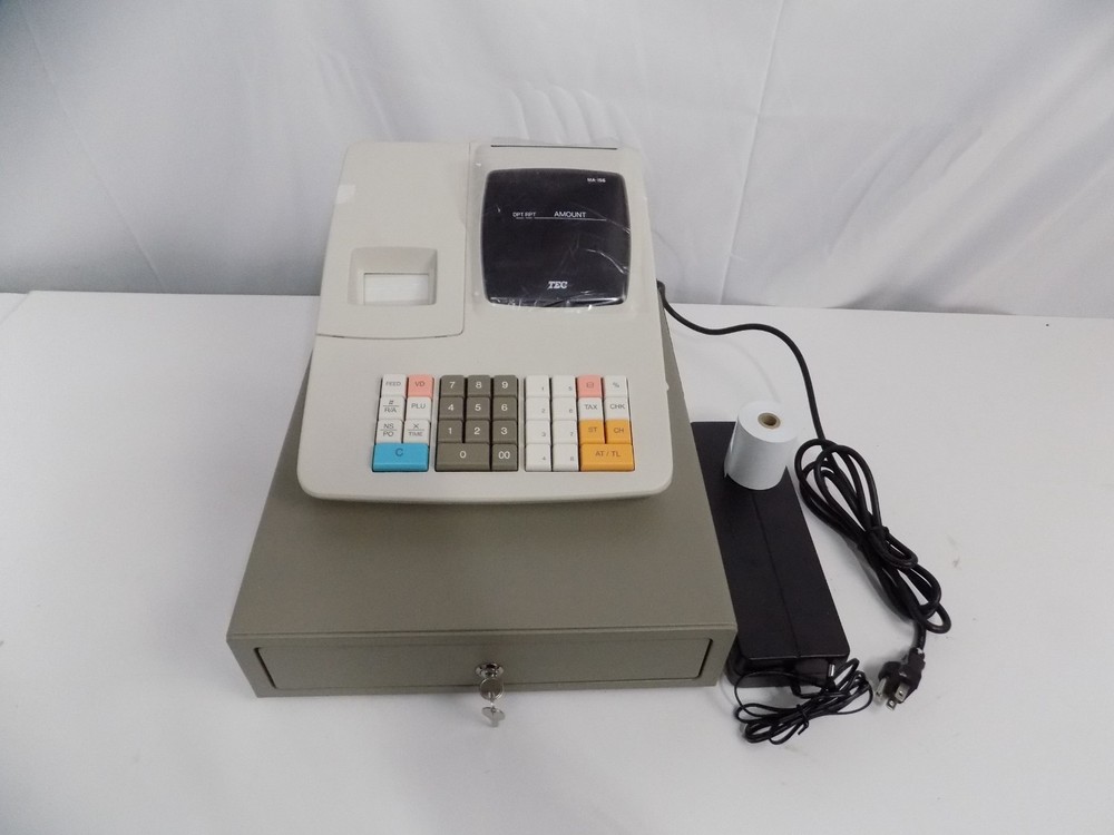 TEC Electronic Cash Register Toshiba New W/ Keys MA-156
