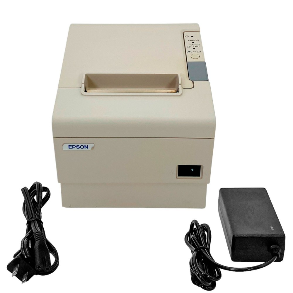 TESTED Epson TM-T88IV M129H Compact POS Thermal Receipt Printer USB White