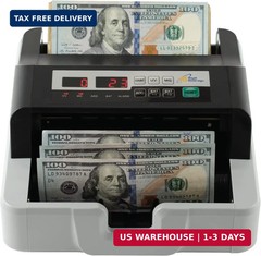 Royal Sovereign USD High Speed Bill Counter with UV/MG Counterfeit Detection, Hi