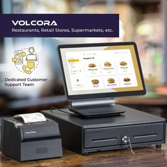 13″ Electronic Cash Register Drawer for Point of Sale (POS) System with 4 Bil…