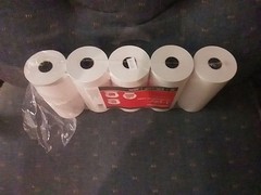 OFFICE DEPOT 1-PLY BOND PAPER ROLLS 10 COUNT (2.75″ x 128′)