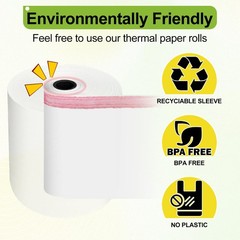 10 Rolls 3 1/8 X 230 Thermal Paper Plus POS Receipt Paper 3.125 Inch Wide Roll