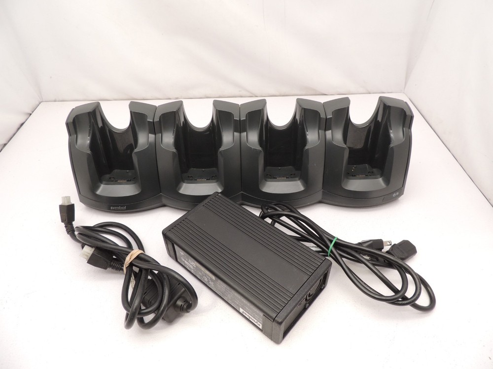 Symbol Motorola CHS3000-4001CR 4 Slot Charger for MC30 31 32 Series w/ AC Supply
