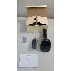Inateck BCST-21 Wireless Barcode Scanner Black Yellow Handheld New Open Box