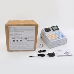 LCD Display Cash Register Corded Electric Cashier Cash Register w/Cash Drawer