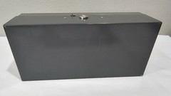 Vintage Gray Metal Steelmaster Bond/Cash/Office Box No Key Art Steel Co. NY