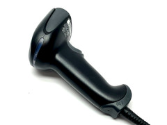 Keyence HR-100 Rev. P Handheld Barcode Reader w/ HR-1C3RB Communication Cable