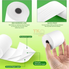 12 Rolls 2 1/4″ x 150′ Thermal Paper Adding Machine/Calculator POS Receipt p…