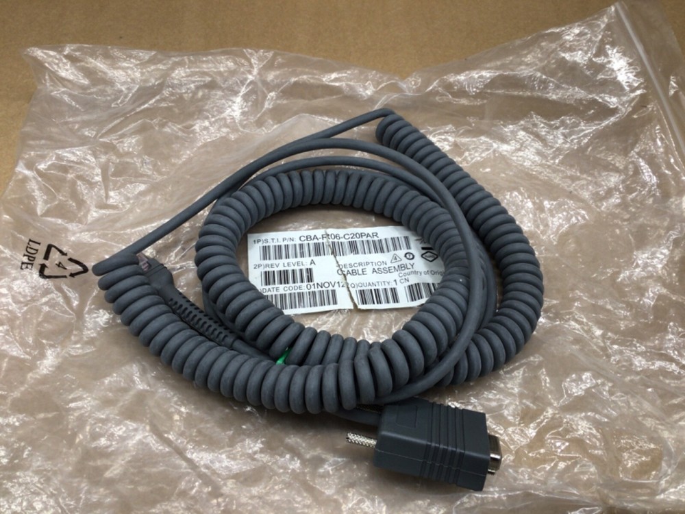Zebra CBA-R24-C20ZAR 20ft RS232 Cable #4027K30IAC
