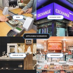 Bank Grade Money Counter Machine Mixed Denomination,Value Counting,Mulit Curr…