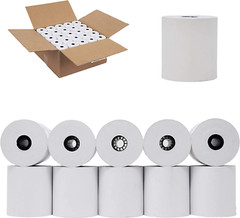 (32 Rolls) 3″ X 165′ 1 Ply Bond (Non –Thermal Kitchen Printer Paper) POS Receipt