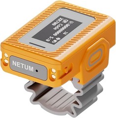NETUM XR700 Wearable 2D Ring Barcode Scanner with Display, Scanner w/NFC, IP68