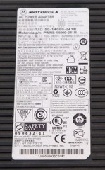 Symbol Power supply (for Single and 4-Slot Cradle). RoHS. Cables not included.
