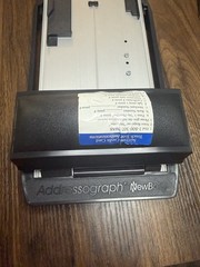 NEW BOLD ADDRESSOGRAPH VINTAGE CREDIT CARD MACHINE NEW!! WOW!!