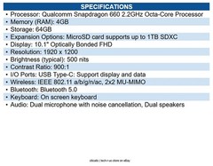 Elo E593768 Pay POS Terminal (Qualcomm Snapdragon SD660 2.20 GHz – 4 GB – 64 GB