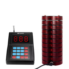Retekess TD165 Restaurant Pager System for Wireless Beeper 10 Beepers For Cafe