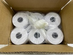Maqra Paper Direct Thermal Linerless Labels Box of 6, 3 1/8 x 170″
