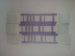 100 Currency Straps money bands purple $ 2000 for $ 20