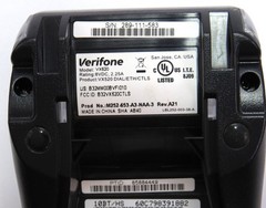 Verifone VX520 POS Credit Card Machine, LCD Screen, UNTESTED for Parts/Repair