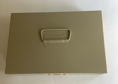 Vintage MMF Industries 10 Compartment Steel Combination Lock Cash Box