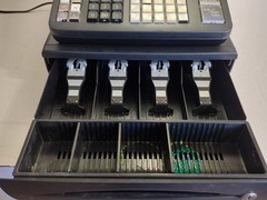 Casio SE-S800 Electronic Cash Register Thermal Print With Program Key Only 1 Key