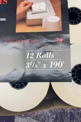 IBM Thermal Paper Rolls 3 1/8″ x 190′ Qty 12 Rolls – 73.3mm wide