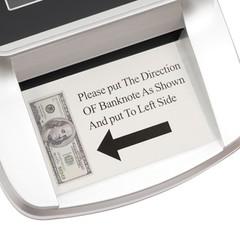 Money Bill Counter Machine Cash Checking Counting Counterfeit Detector UV MG usa