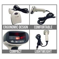 Honeywell Xenon 1900 Barcode Scanner 1900HHD-0 w/USB Cable – 1 YEAR WARRANTY! 🔥