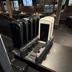 Toast Go 2 Restaurant POS Handheld Terminals w/ Multi-Bay Charging Dock, B/W