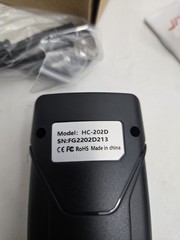 JRHC bluetooth 2.4G Wireless Black Mini Barcode Scanner HC-202D Type C BT