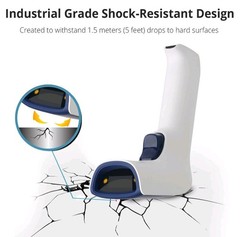 1D Wireless Bluetooth Barcode Scanner: 3-in-1 Handheld, USB BarCode Reader