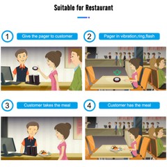 TD163 Restaurant Pager System 30 pagers, Pagers and Beepers 500M Long Distance