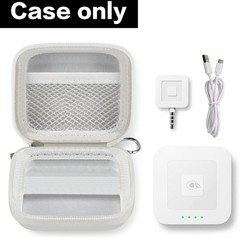 Travel-Ready Off-White Chip Card Reader Case – Perfect for EMV & NFC Payments